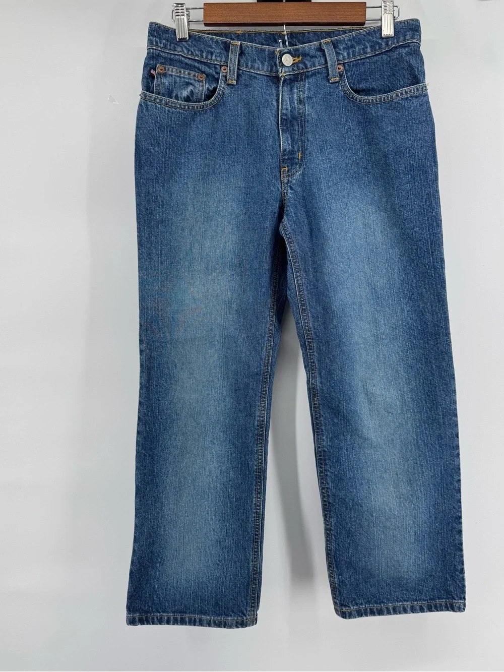 Polo Ralph Lauren Cropped Relaxed Jeans Women's Size 4 Minimalist Everyday Wear